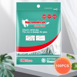 100 stk taske Høj kvalitet Dental Floss Producent Dental Pick Floss For Adult Dental Floss