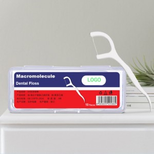 10 stk Bærbar tandlæge til voksne Hjem Brug af høj kvalitet Eco Dental Floss